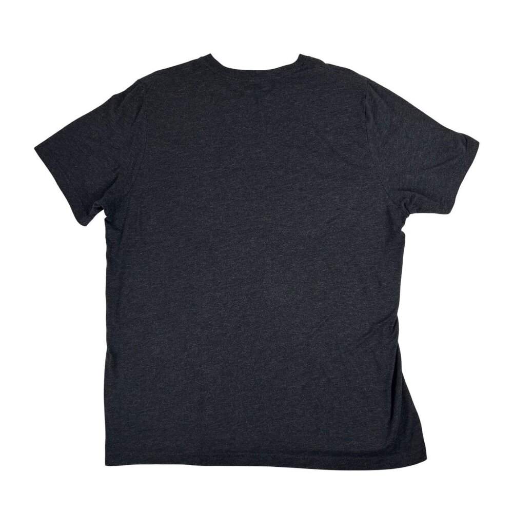 I Miss Hugs And Live Music Tee Mens Size 2XL Charcoal Gray Heathered Shirt - Picture 6 of 8